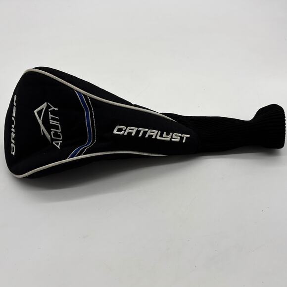 Acuity Catalyst Golf Club Headcover Driver Black Tail Sock Black Golfing Sports - Picture 1 of 8